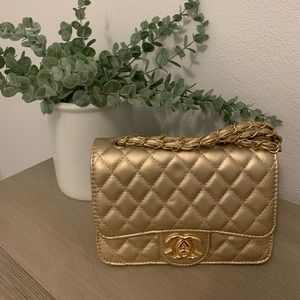 Gold Handbag